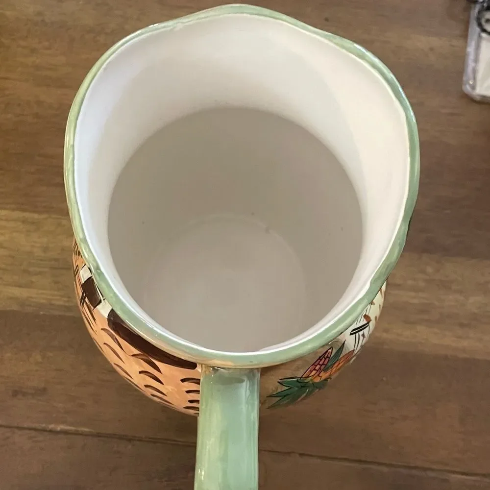 Vintage WCL Autumn Harvest Farm Pitcher - Picture 12 of 15